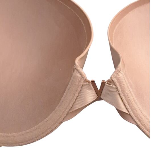Victoria's Secret BeigePush Up Wide Band Bra Size 34D New - Picture 7 of 14